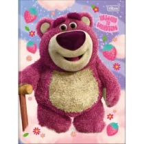 Caderno Brochura Peq Lotso Roxo C/ Rosa  80 Fls  - Tilibra