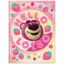 Caderno Brochura Peq Lotso Amarelo C/ Rosa 80 Fls  - Tilibra