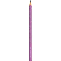 Lápis Grafite Triangular Sparkle Rosa - Faber Castell