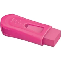 Apontador C/ Depósito E Borracha Neon Rosa - Faber-Castell