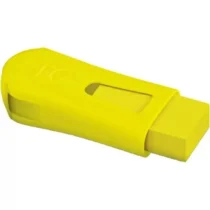Apontador C/ Depósito E Borracha Neon Amarelo - Faber-Castell