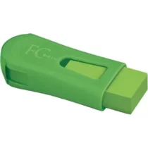 Apontador C/ Depósito E Borracha Neon Verde - Faber-Castell