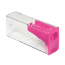 Apontador Rosa C/ Depósito Transparente - Faber-Castell