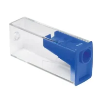 Apontador Azul C/ Depósito Transparente - Faber-Castell