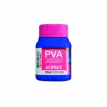 Tinta Fosca Artesanato PVA 37 ml Azul Ultramar - Acrilex