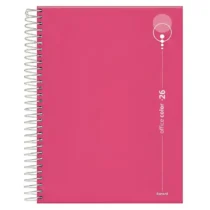 Agenda Espiral 2026 Office Color Rosa C/200 Fls - Foroni