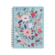 Caderno Espiral Florido 96 Fls. - Redoma