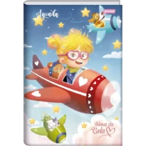 Agenda Escolar Turma da Bela Avião C/192 Fls - Jandaia