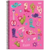 Caderneta Cliff De Cowboy Rosa C/80 Fls. - Foroni