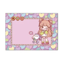 Kit C/Papel de Carta + Envelopes + Cartela de Adesivos. Foroni