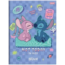 Caderno Brochura do Stitch e Angel C/80 Fls. - Foroni