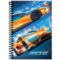 Caderno peq. Cross Racing Dourado C/80 Fls. - Foroni