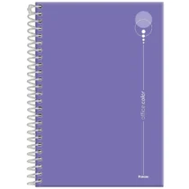 Caderno peq.Office Color Roxo C/160 Fls. - Foroni