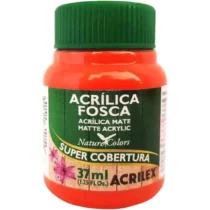 Tinta Acrílica Fosca Laranja 37 ml - Acrilex
