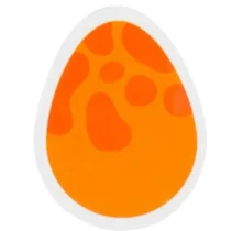 Borracha Dinossauro Ovo Laranja - Onda