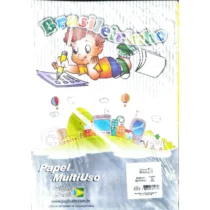 Papel Multiuso A4 120 g Amarelo C/ 50 Fls. - Página Brasil