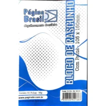 Bloco De Rascunho Pautado 105 mm x 150 mm  56g C/ 50 Fls. - Página Brasil