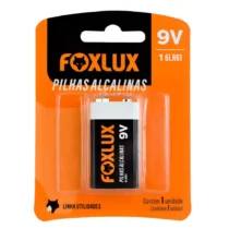 Pilha Alcalinas 9 V - Foxlux