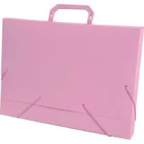 Pasta Maleta Ofício Tom Pastel Rosa 40 mm X 360 mm X 265 mm – Acp
