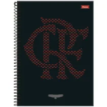 CADERNO FLAMENGO PRETO C/ 80 FLS. UN. - FORONI