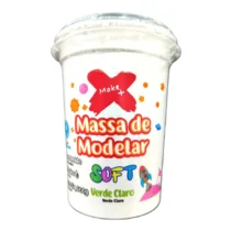 Massa De Modelar Soft Verde Claro  500 g - Make+