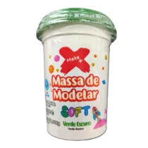 Massa De Modelar Soft Verde Escuro 500 g - Make+
