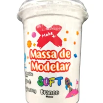 Massa De Modelar Soft Branco 500 g - Make+