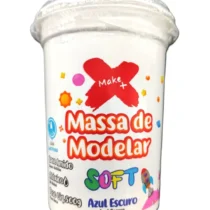 Massa De Modelar Soft Azul Escuro 500 g - Make+