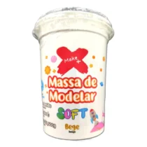 Massa De Modelar Soft Bege 500 g - Make+