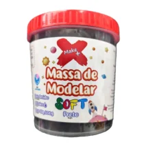 Massa De Modelar Soft Preto 500 g - Make+