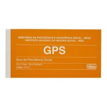 Carnê INSS G.P.S 204 mm X 104 mm C/ 12 X 2 Vias. C/ Carbono. - Tilibra