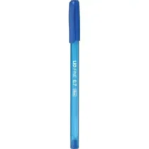 Caneta Esferográfica 0.7 Lid Fine Azul. - Tilibra