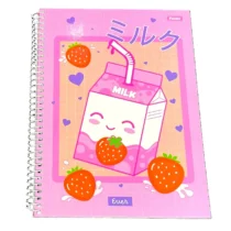 Caderno Espiral Milk Ever C/80 Fls. - Foroni