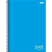 Caderno Espiral Class Azul  C/80 Fls. - Foroni
