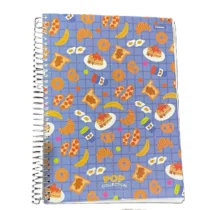 Caderno Pop Collection Comidas 10 Mat. 200 Fls. - Foroni