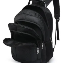 Mochila Preta 3 Bolsos. - Ozil
