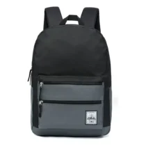 Mochila Preta C/Cinza - Trekker