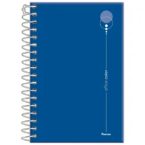 Caderno peq.Office Color Azul Escuro C/160 Fls. - Foroni