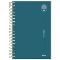Caderno peq.Office Color Verde C/160 Fls. - Foroni