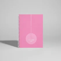 Caderno Peq. Espiral Office Color Rosa C/80 Fls. - Foroni