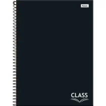 Caderno Espiral De 15 Matérias Preto Class. - Foroni