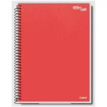 Caderno Espiral de 10 Matérias Essenciale Rosa. - Credeal