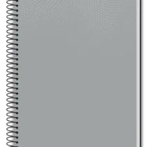 Caderno Espiral Essenciale C/280 Fls Cinza. - Credeal