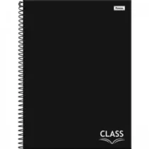 Caderno Espiral Class Preto C/320 Fls. - Foroni