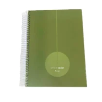 Caderno Espiral Office Color Verde C/240 Fls. - Foroni