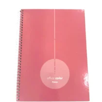 Caderno Espiral Office Color Rosa Claro C/80 Fls. - Foroni