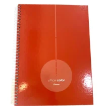 Caderno Espiral Office Color Laranja C/80 Fls. - Foroni