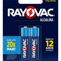 Pilha Alcalina AA C/2. - Rayovac