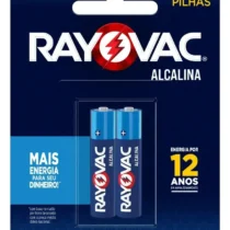 Pilha Alcalina AAA C/ 2. -  Rayovac