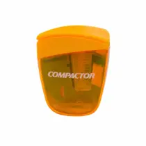 Apontador C/Depósito Laranja C/1 Furo. - Compactor